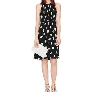 Black Daisy Floral Kate Spade High Neck Midi Sleeveless Dress [Size 2]